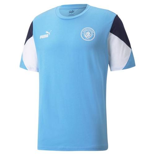 

[764525-01] Мужская ФУТБОЛКА Puma MCFC MANCHESTER CITY FTBLCULTURE, Team light blue-puma white