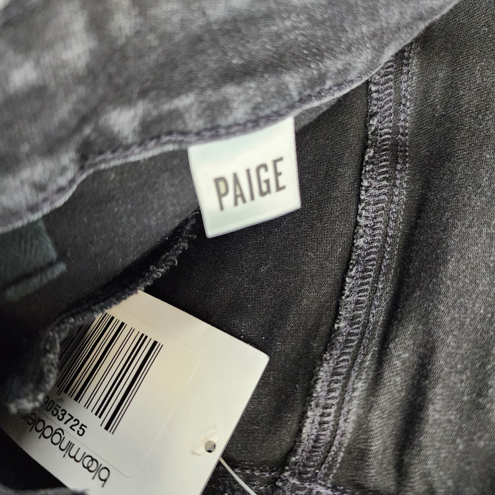 PAIGE Edgemont High Rise Ankle Straight Jeans Women's 27 Scorpio Zip Pockets - Picture 12 of 16