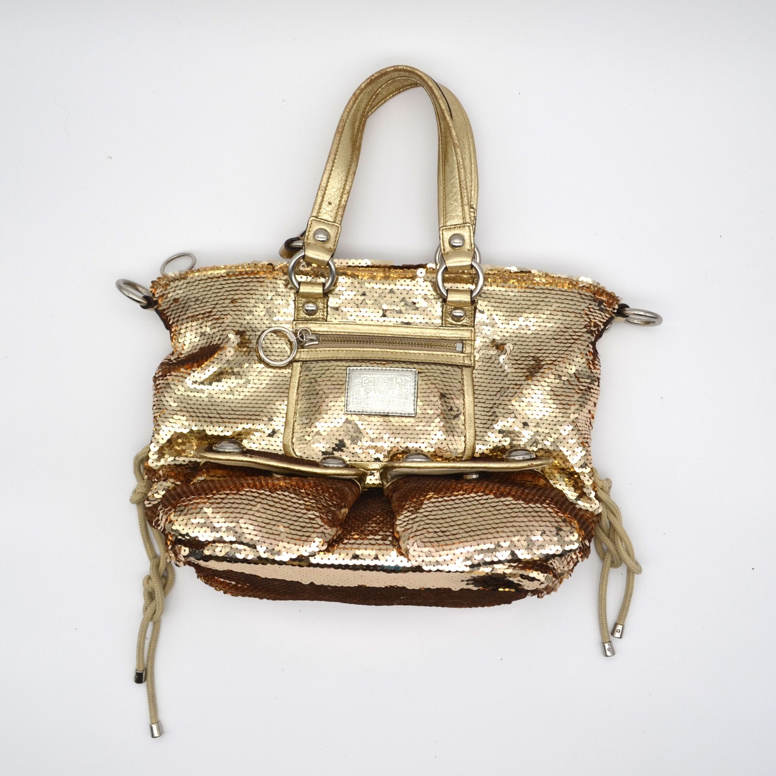 バッグ Coach Poppy Sequin Spotlight 2way Bag s-l400.jpg