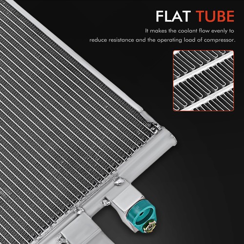 A/C Condenser w/ Receiver Drier & Bracket for Ford F250 350 F450 F550 Super Duty