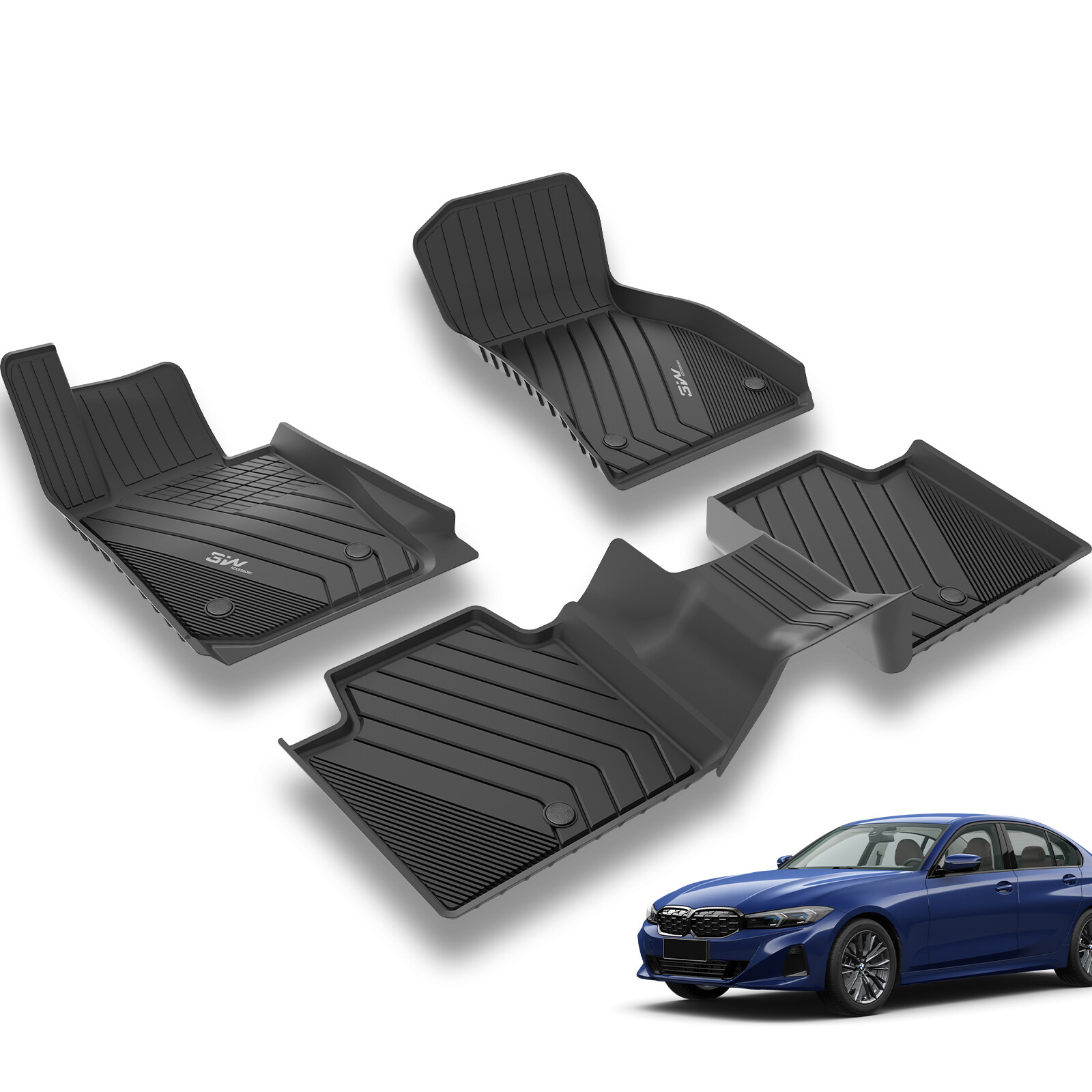 Produktbild von 2 Stück] CDEFG Kompatibel Mit BMW 3er G20 G21 2019-2023 2024 / 4er G22