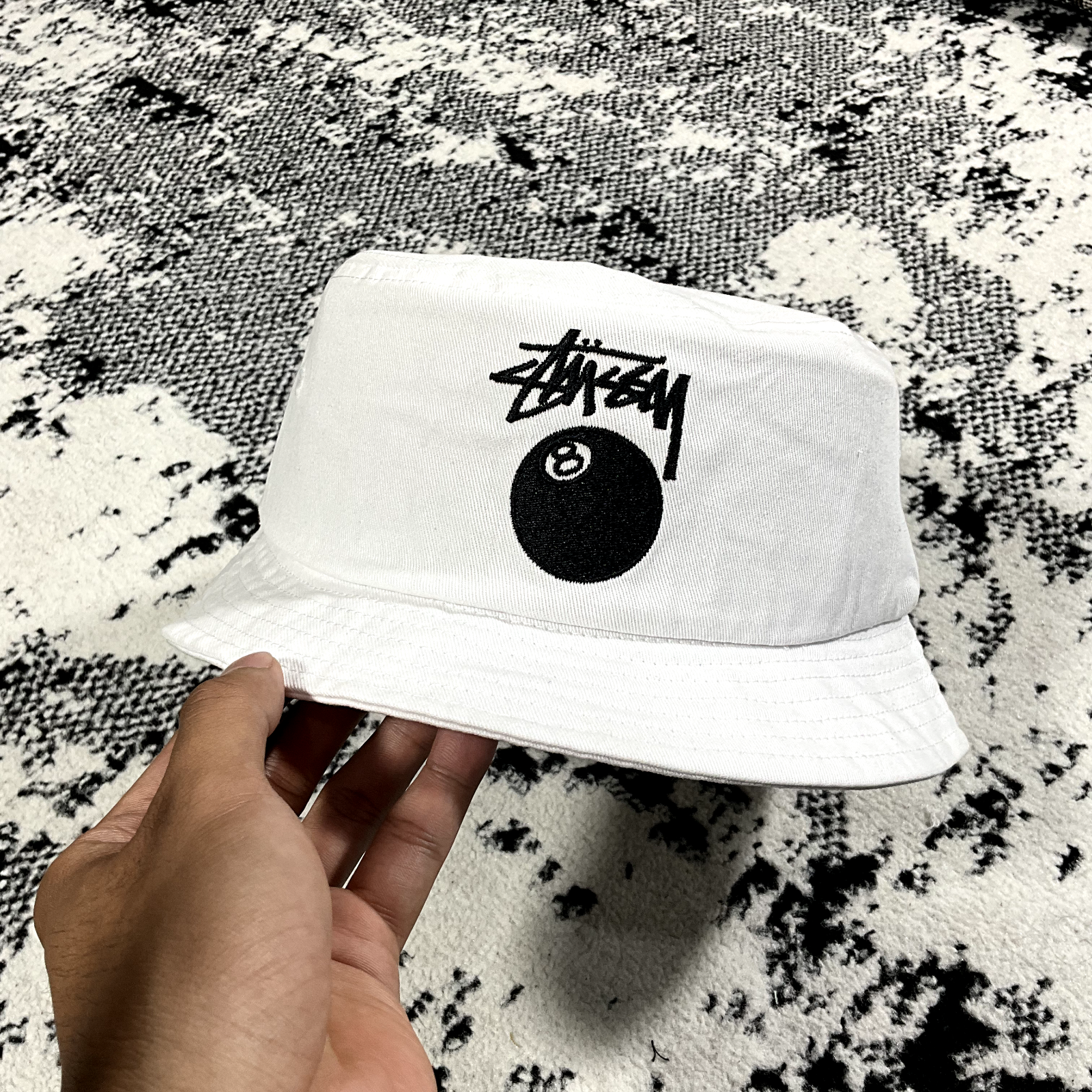 STUSSY BUCKET HAT 8 BALL BUCKET HAT WHITE L/XL | eBay STUSSY BUCKET HAT 8 BALL BUCKET HAT WHITE L/XL | eBay