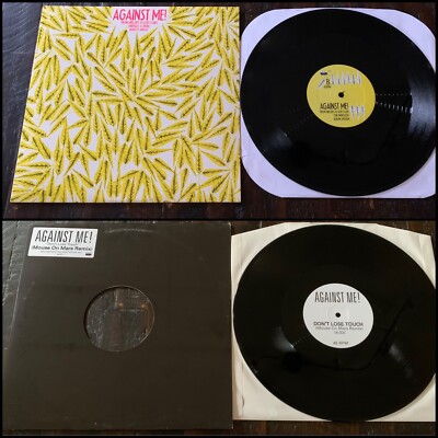 AGAINST ME From Her Lips To God's Ears & Don't Lose Touch 12''-Alkaline Trio NOFX