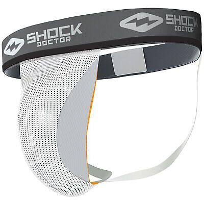 Shock Doctor Core Athletic Supporter with Cup Pocket - White