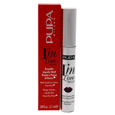 I Am Love Proof Matt Liquid Lip Color - 012 Burgundy Red by Pupa Milano-0.09 oz