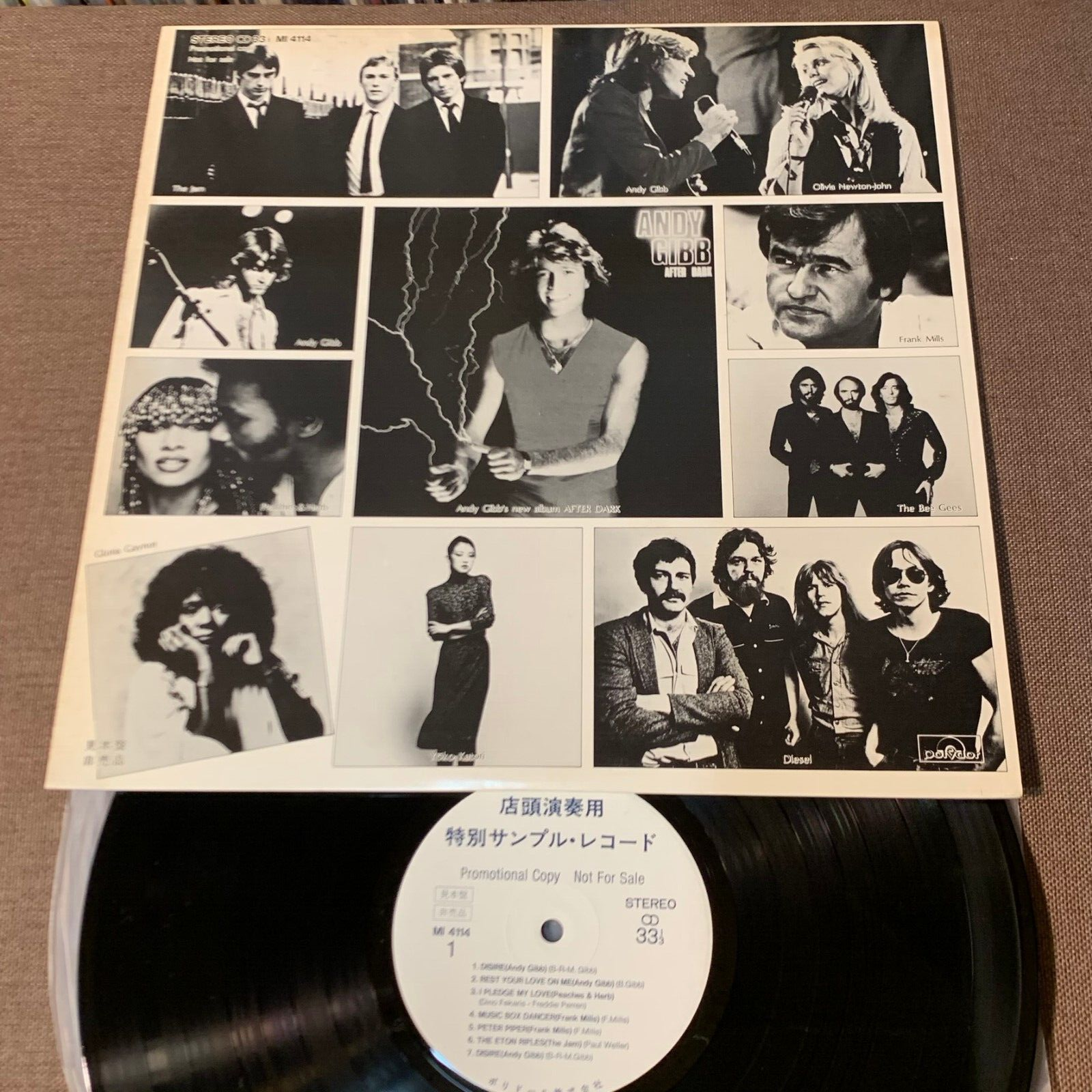 Promo-only Polydor Pop Hits Sampler JAPAN LP MI-4114 Andy