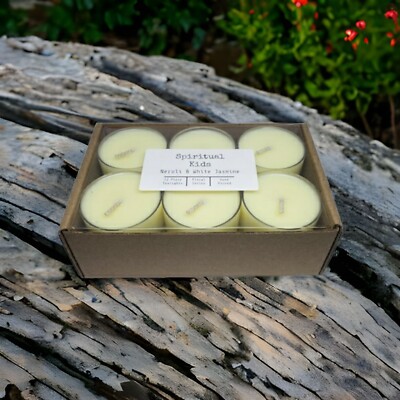 Neroli & White Jasmine Soy Wax Tealights 12 Count  Fragrant/Essential Oils 