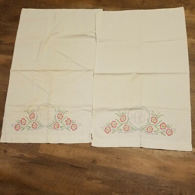 Vintage His And Hers Pillowcases