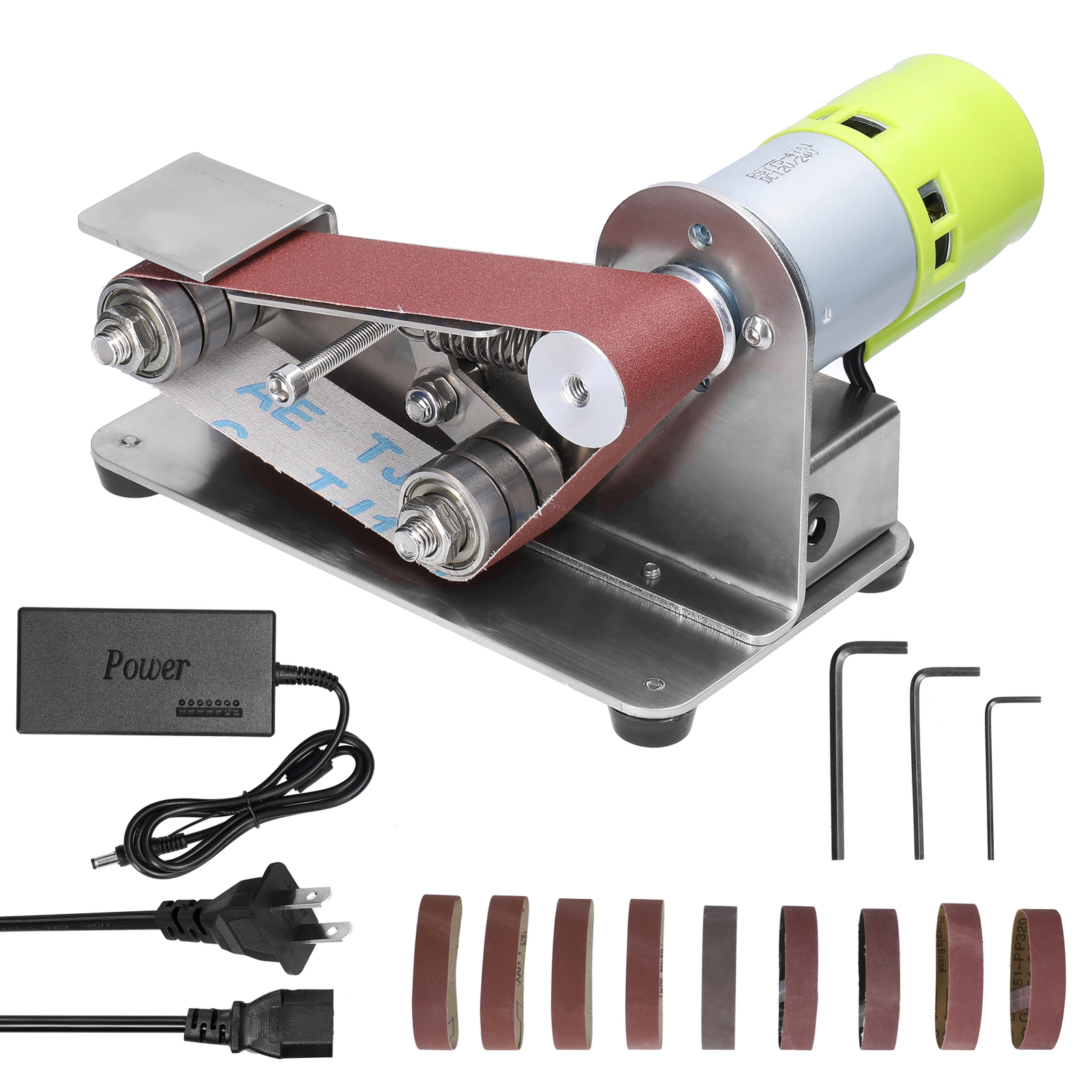 Multifunctional Grinder Mini Electric Belt Sander DIY Polishing Grinding Machine