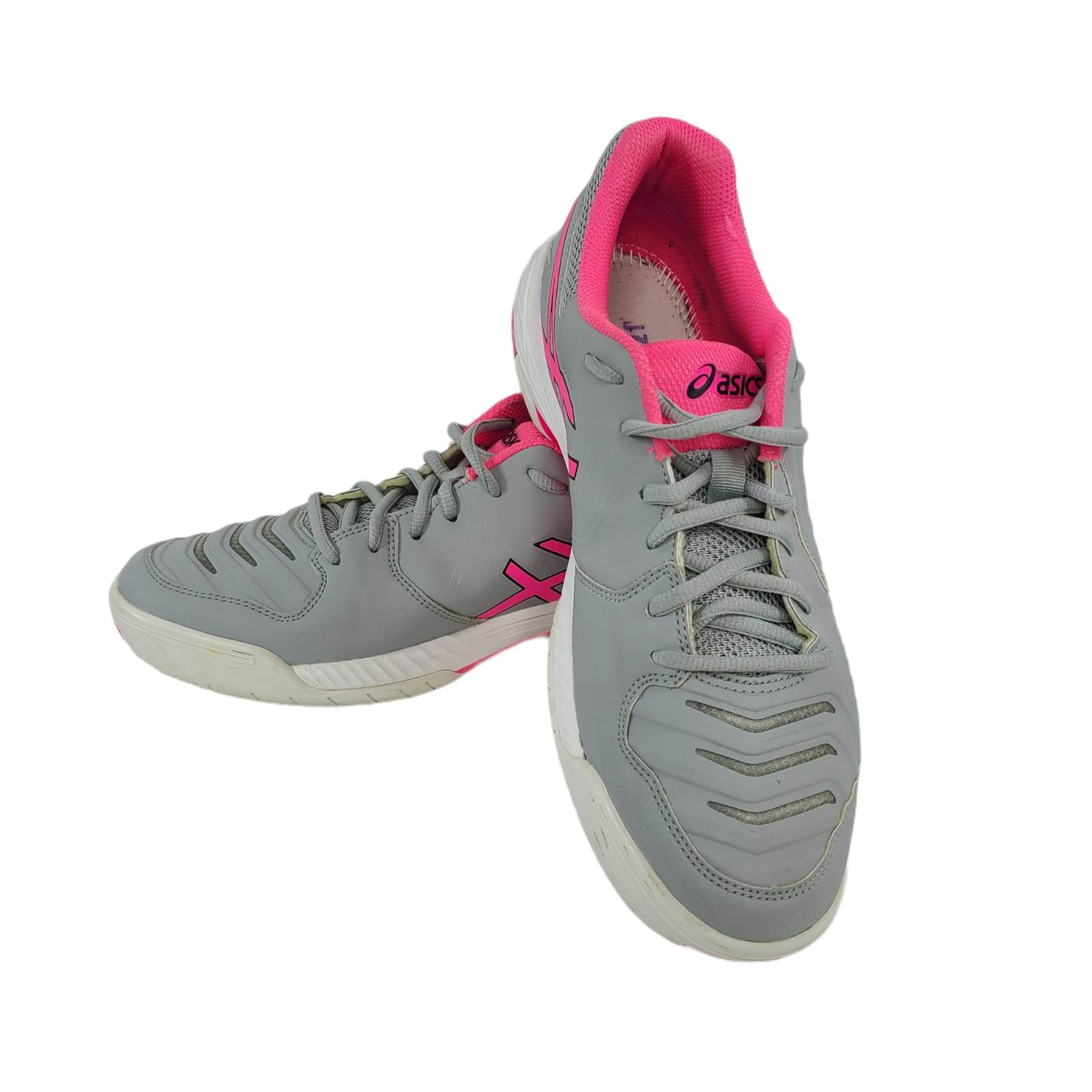 Asics E755Y Tennis shoes Gel Game Women SIZE 10.5 Grey Gray