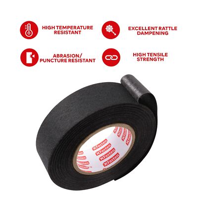 XFasten Wire Harness Tape, 3/4-Inch by 50-Foot (3-Pack)