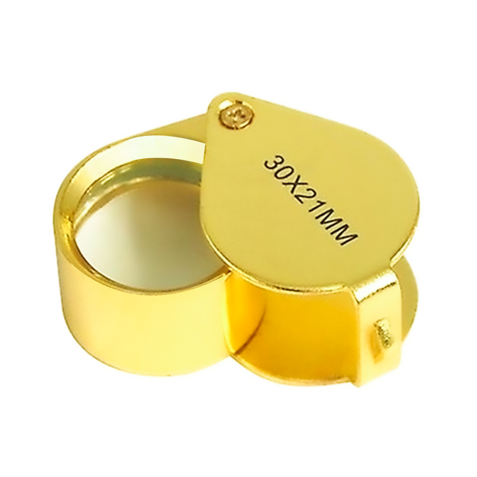 (2) Jeweler's Loupe 30X Magnifier Loop Jewelry Magnifying Glass Pocket Coins Eye