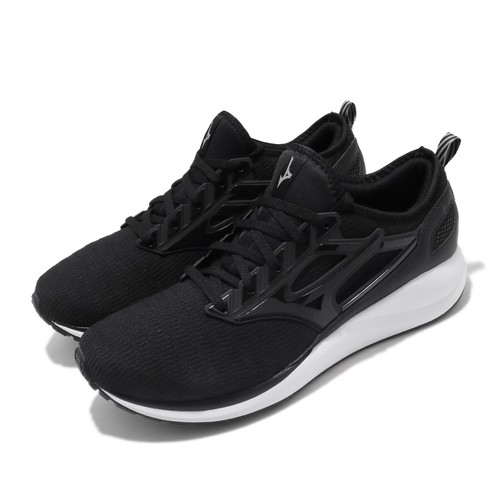 

Mizuno Ezrun CG Черный Белый Черный Белый Мужчины Кроссовки Кроссовки J1GE2038-09, Mizuno Ezrun Cg