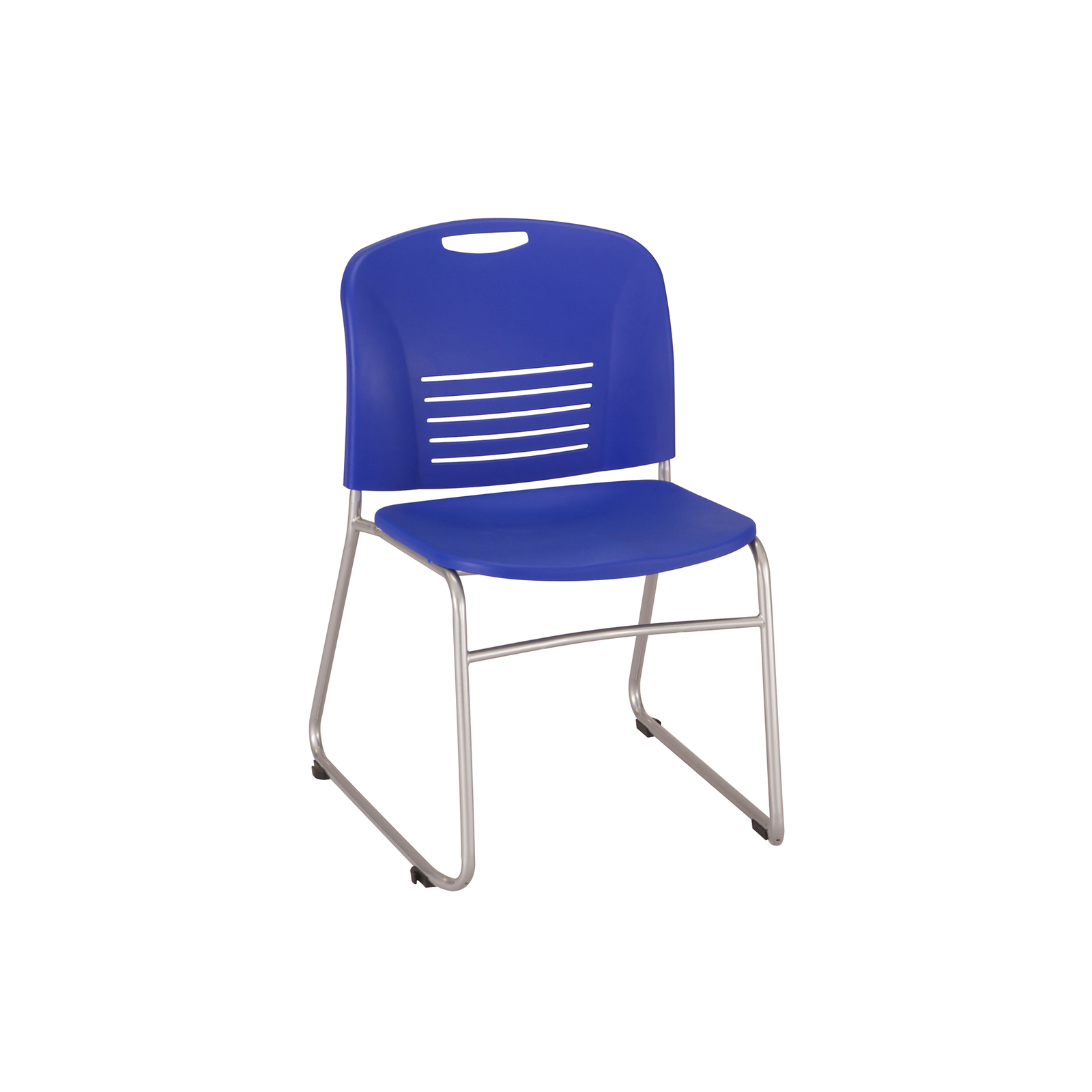 Safco Vy Set Of 2 Sled Base Chair In Blue Finish 4292bu 73555429251 Ebay