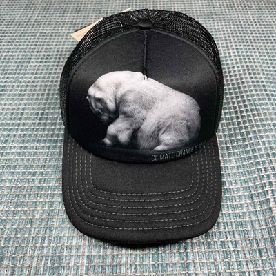 The Mountain Polar Bear Climate Change Is Real SnapBack Black Trucker Hat New