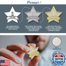 PinMart Year Service Award STAR Lapel Pin – Gold- and Silver-Plated Metal Workplace Reward Pin – 1-30 Years of Service Star Pins for Long Standing Employees or Volunteers