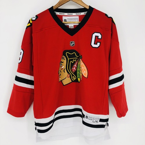 Reebok Chicago Blackhawks NHL Youth L/XL Long Sleeve Jersey