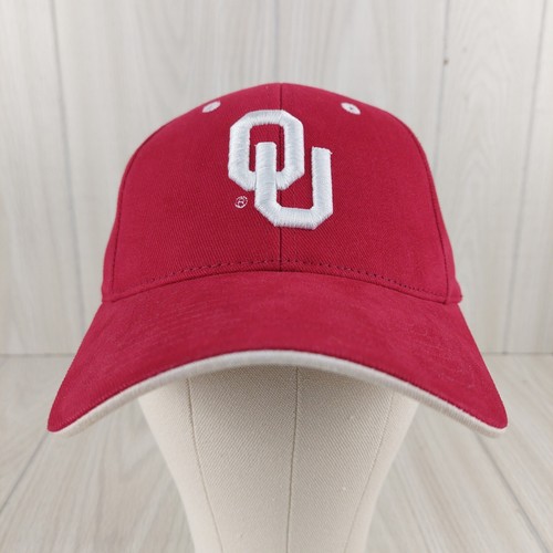 Cap Red Embroidered Adjustable Ncaa Baseball Hmi New