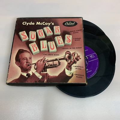 Sugar Blues by Clyde McCoy 45 Vinyl Record Capitol Records 