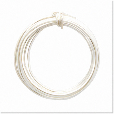 Premium Silver Square Wire Elements, Soft 18 Gauge, 4 Yard C - Ideal for Jewelry