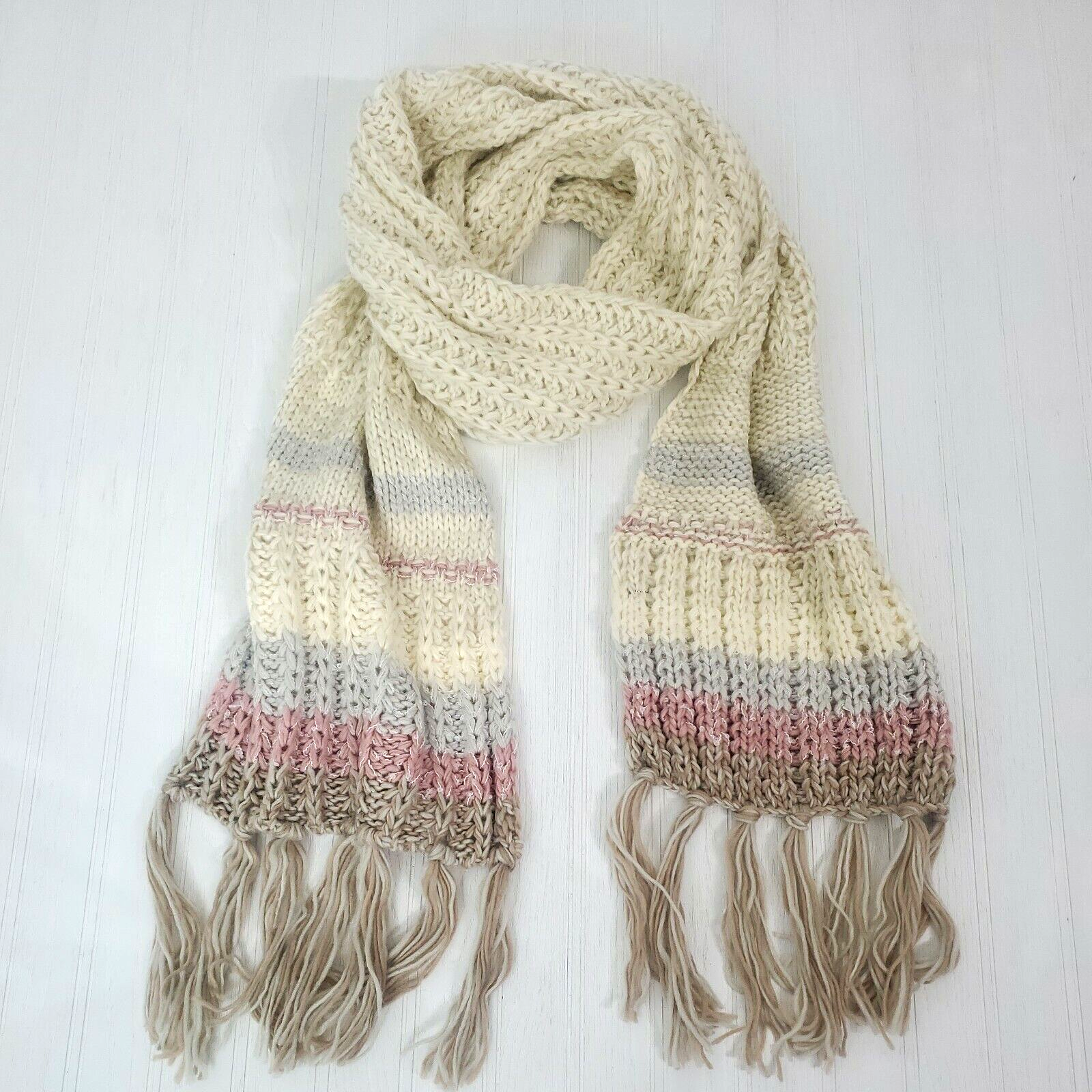 【PARTIMENTO】★ RIBBED STRIPE KNIT MUFFLER ★ 4 COLOR Style & Co Ribbed Knit Striped Muffler Scarf Black Combo | eBay