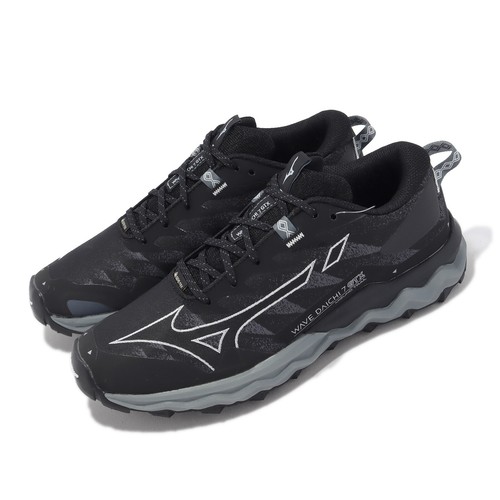 Mizuno Wave Daichi 7 GTX Gore-Tex Черные Серые Зеленые Женские Беговые J1GK2256-71