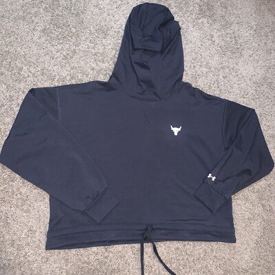 Under Armour Sports Hoodie (Size M) Women's Project Rock Logo Hood - New