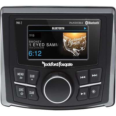 Rockford Fosgate PUNCH Marine Compact AM/FM/WB DIGI Media REC 2.7'' DISPL / PMX-2