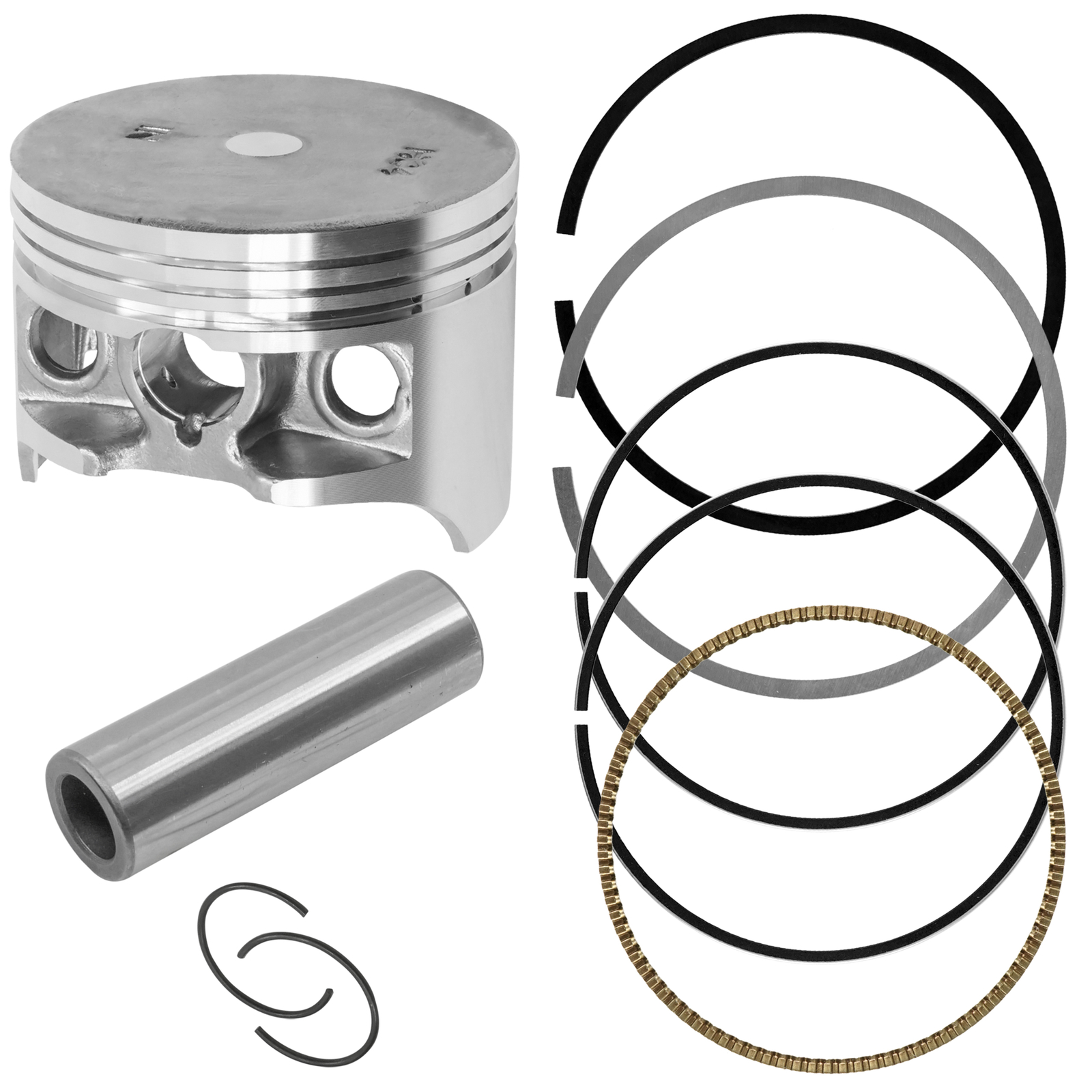 Piston Ring Kit (74mm) For Honda TRX250 / 300FW / ATC250 – Replaces 13011-HC4-306