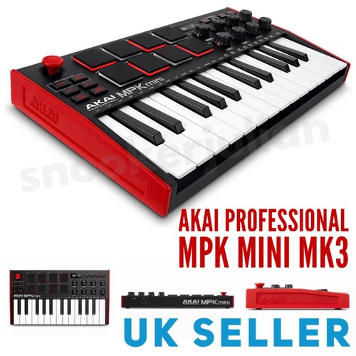 DTM・DAW AKAI MPK mini MK3 25key Amazon.com: Akai Professional MPK Mini MK3 - 25 Key USB MIDI