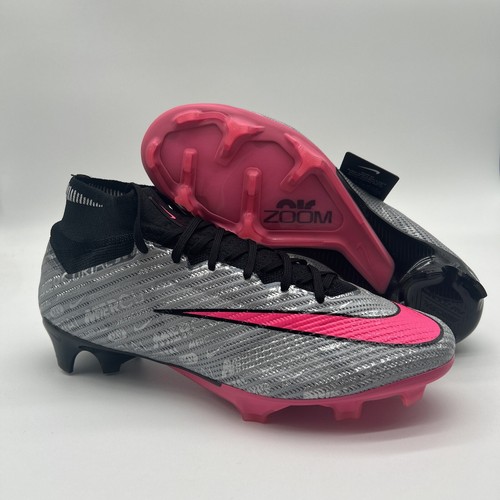 Nike Mercurial Zoom Superfly 9 Elite XXV FG Silver Pink