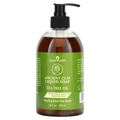 Ancient Clay Liquid Soap, Tea Tree Oil, 16 fl oz (473 ml)