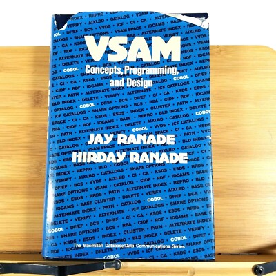 VSAM Concepts Programming and Design by Jay Ranade & Hirday Ranade Vintage 1986