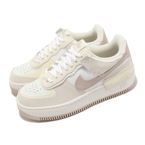

Nike Wmns AF1 Shadow White Fossil Stone Ivory Women Casual Lifestyle FN3444-121, Белый, Wmns Af1 Shadow