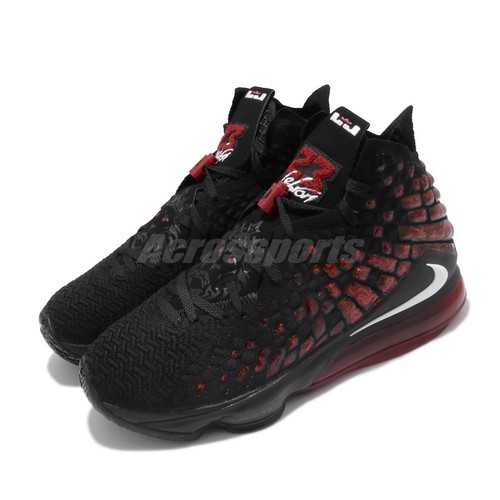 

Мужские баскетбольные кроссовки Nike LeBron XVII EP 17 Infrared VI Black Red BQ3178-006, Черный, Lebron Xvii Ep
