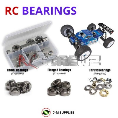 RCScrewZ Metal Shielded Bearings asc142b for Associated RC8T4 1/8 (80947) | SET