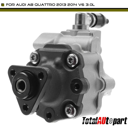 Power Steering Pump w/o Pulley for Audi A8 Quattro 2013 2014 V6 