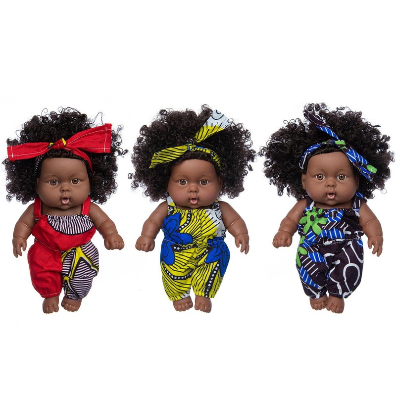 Realistic Baby Doll Black Girl Doll African Baby