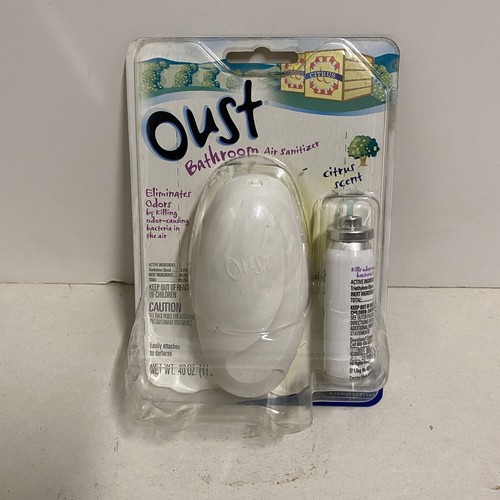 OUST BATHROOM AIR SANITIZER CITRUS SCENT S.C JOHNSON BRAND NEW
