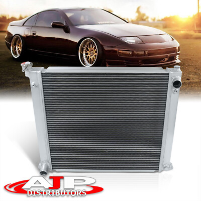 Dual Core Full Aluminum Radiator For 1990-1996 Nissan 300Zx