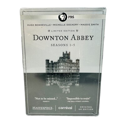 Masterpiece Classic Downton Abbey Seasons 1-5 Limited Edition PBS 15 Disk Set
