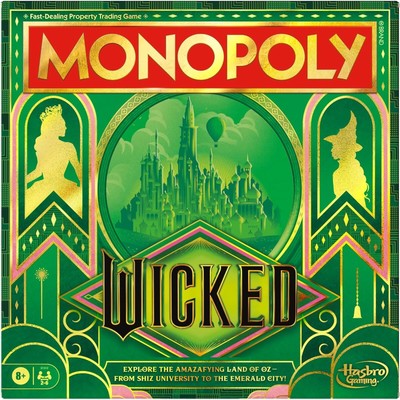 Monopoly Wicked Edition Board Game | Inspired by The Motion Picture