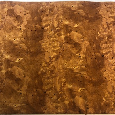 2.25 Yards Brown Marble Splatter Cotton Fabric Studio E Quilting Sewing Crafts