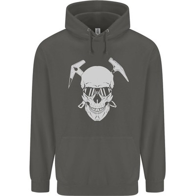 Rock Climbing Skull Mountain Climber Kinder Kids Hoodie