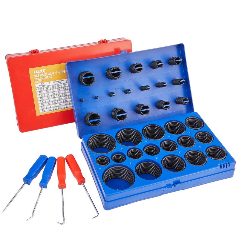 826 Pcs Oring Assortment Set Plumbing Metric & Sae Seal Rubber Gasket
