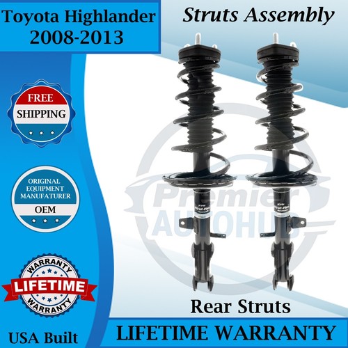 KYB Genuine OEM Rear Struts For 2008-2013 Toyota Highlander Lifetime Warranty
