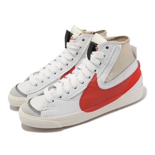 

Nike Blazer Mid 77 Jumbo White Ivory Red Мужская повседневная обувь для образа жизни DD3111-102, Белый, Blazer Mid 77 Jumbo