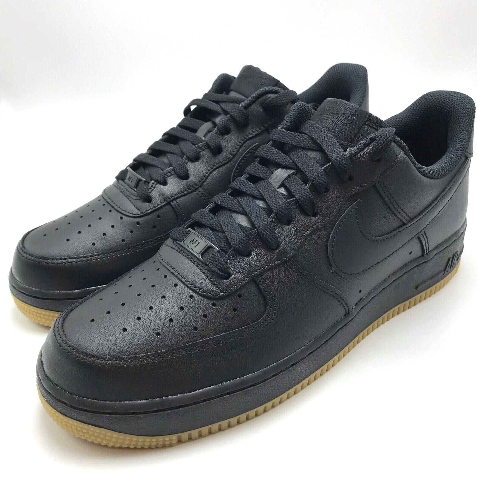 NEW* MEN Nike Air Force 1 Black/Gum Light Brown (DZ4404 001), Sz 8.0 - 14.0  | eBay