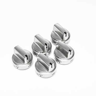 WB03X24818 Pack of 5 for GE Gas Range Stove Burner Control Knobs