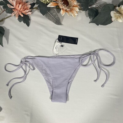 NWT TAVIK [ Small ] Ribbed Jax Side Tie Bikini Bottom in Purple #5135